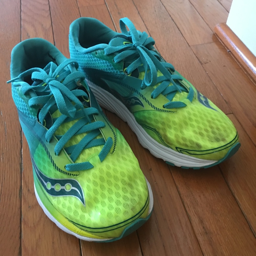 Women’s Saucony Kinvara 7s. Running shoes